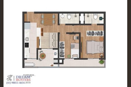 29_photo/94dce35f1f.75ab6a67e8833dfb-ATLAS-bd727ee5-72ac-4a20-bd32-0aa114559d19.jpg de apartamento à venda com 2 quartos, 60m² em Novo Mundo, Curitiba