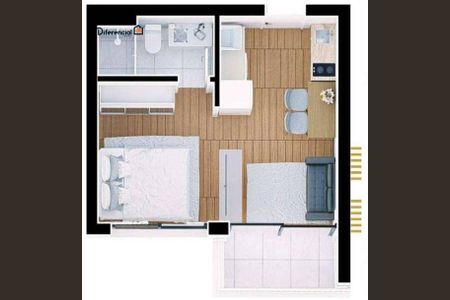 9_photo/94dce3663b.d1d5bef7bcb50d69-ATLAS-583ea3d2-a296-427f-972b-cf8d944878b1.jpg de kitnet/studio à venda com 1 quarto, 29m² em Água Verde, Curitiba