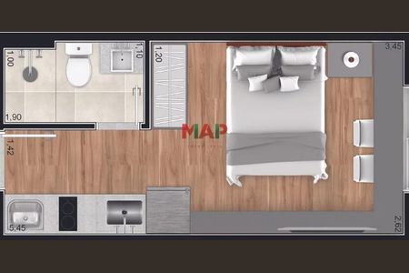 2_photo/94dce37b27.f03aef36dfbecaa0-ATLAS-2b1acc43-29d8-4e78-bcd6-e0e554f5e319.jpg de apartamento à venda com 1 quarto, 15m² em Vila Izabel, Curitiba