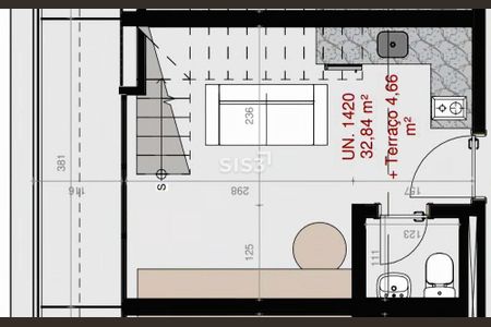 41_photo/94dce37f49.fcbd2eb442ff721a-ATLAS-519427d8-d7bb-47ae-8e1c-79ec1e820753.jpg de kitnet/studio à venda com 1 quarto, 37m² em Água Verde, Curitiba