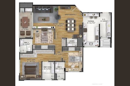 2_photo/94dce391d9.23351eba74f1df34-ATLAS-acfe6e60-15ef-4d1f-8d0f-ef81bd259a7f.jpg de apartamento à venda com 3 quartos, 128m² em Batel, Curitiba