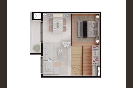 4_photo/94dce417e7.617e840073a4f7ec-ATLAS-5c50ca22-5b93-4fb0-8602-533ba48edd6f.jpg de apartamento à venda com 1 quarto, 35m² em Alto da Glória, Curitiba