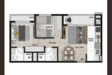 2_photo/94dce42663.7066937cd636288e-ATLAS-994dc07d-0054-4aa0-8072-d3f9f46a72e4.jpg de apartamento à venda com 2 quartos, 48m² em Cabral, Curitiba