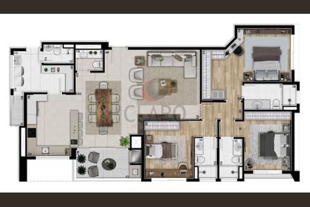 26_photo/94dce4461d.9a780df3a7f24fb5-ATLAS-d5a14b30-3151-44bb-a7e3-6b39b765a04c.jpg de apartamento à venda com 3 quartos, 151m² em Alto da XV, Curitiba