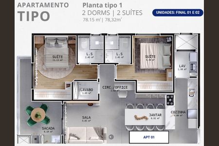 2_photo/94dce47e21.d4cd3ef4a562316a-ATLAS-09cb3183-5845-4bc8-ba4e-7974006d09f7.jpg de apartamento à venda com 2 quartos, 78m² em Água Verde, Curitiba