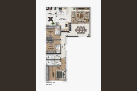 11_photo/94dce4802f.23351eba74f1df34-ATLAS-30ae0c19-8b31-4f54-bd99-e7f6b440f2fe.jpg de apartamento à venda com 3 quartos, 127m² em Água Verde, Curitiba