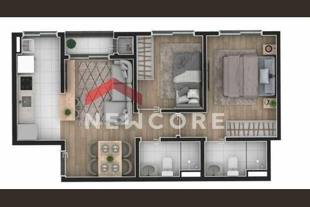 29_photo/94dce4e88d.0888fb05214d4d39-ATLAS-3ebae994-d787-4528-b2dc-b918192aaa74.jpg de apartamento à venda com 2 quartos, 46m² em Prado Velho, Curitiba