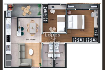 15_photo/94dce50979.714752d3ad70207d-ATLAS-636bc8ce-81dc-4acc-879b-19cdbb2a4c98.jpg de apartamento à venda com 3 quartos, 81m² em Capão da Imbuia, Curitiba