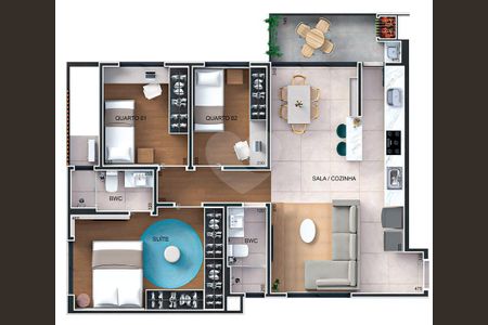 12_photo/94dce5097b.f861ecc718bdcbd7-ATLAS-0ed8cc50-d5c4-420e-9511-3f5d2ad8f0ac.jpg de apartamento à venda com 3 quartos, 81m² em Capão da Imbuia, Curitiba