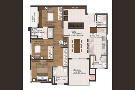 36_photo/94dce5ad09.5e32ded3db9b1cf2-ATLAS-b2127737-0173-4e5d-a463-2d5c05394aaf.jpg de apartamento à venda com 3 quartos, 101m² em Cristo Rei, Curitiba