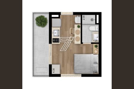 4_photo/94dce66b93.6fa7f304023f35b0-ATLAS-2b25e293-4fc8-44fa-aa01-b0e782a894f6.jpg de kitnet/studio à venda com 1 quarto, 21m² em Tingui, Curitiba