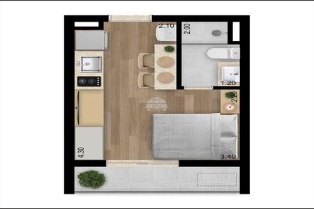 2_photo/94dce66b93.df2e9385b3468787-ATLAS-d0517d4d-5b41-430c-bfed-8e99ecd73d79.jpg de apartamento à venda com 1 quarto, 21m² em Tingui, Curitiba