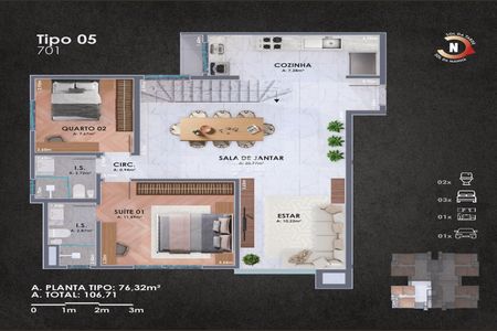 1_photo/94dce66e43.3059a0f5cee59fd5-ATLAS-0780b4da-aff2-4a20-8bf7-49d2a0f2a86f.jpg de apartamento à venda com 3 quartos, 80m² em Tingui, Curitiba