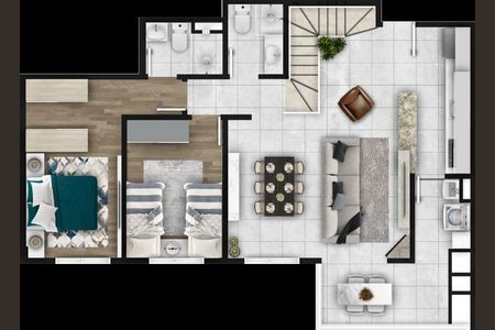 18_photo/94dce67203.0e8ed7c8c858ff8f-ATLAS-ff343bab-53a7-4363-8e7d-284878ef8a6c.jpg de apartamento à venda com 2 quartos, 86m² em Bacacheri, Curitiba