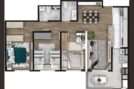 7_photo/94dce67203.f07446563a55c410-ATLAS-2fcd6043-e60e-4aa2-a39a-9de1885f1614.jpg de apartamento à venda com 2 quartos, 82m² em Bacacheri, Curitiba