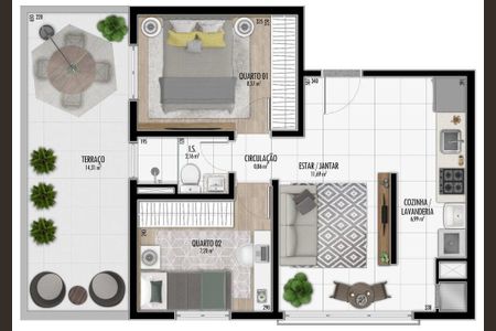 3_photo/94dce7adf3.2f6676ad391a37f5-ATLAS-801eaedc-9896-4a1e-8138-33dee574ece6.jpg de apartamento à venda com 2 quartos, 48m² em Santa Cândida, Curitiba