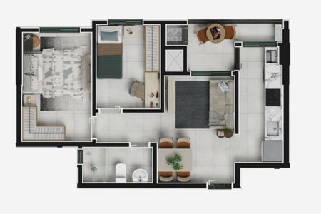 3_photo/94dcfcb223.0165f5678c54ab58-ATLAS-0bc407c1-6e2b-4e2f-8d49-5aad262f1630.jpg de apartamento à venda com 2 quartos, 54m² em Capão Raso, Curitiba