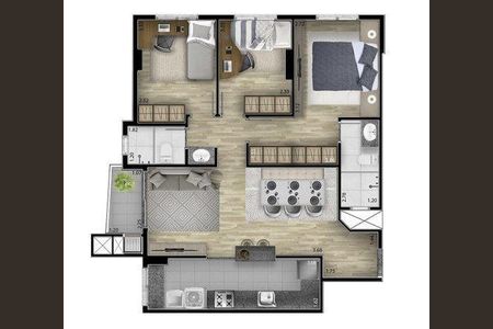 4_photo/94dcfcb239.0f81dd1a9a4f6ffb-ATLAS-657d1003-2f2e-4445-8294-3270258e1eaf.jpg de apartamento à venda com 2 quartos, 68m² em Capão Raso, Curitiba