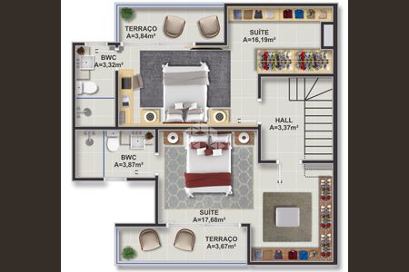 2_photo/952738ec3f.6fd79f6082db4c8e-ATLAS-488f4dc7-973b-4a06-aada-f6d8e3a6a7cf.jpg de apartamento à venda com 3 quartos, 64m² em Itacorubi, Florianópolis