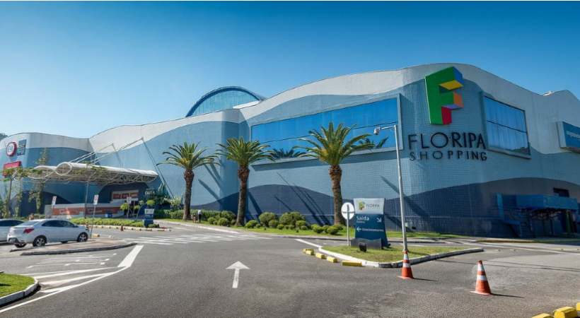 Foto que ilustra matéria sobre o que fazer em Florianópolis mostra a parte externa do Floripa Shopping.