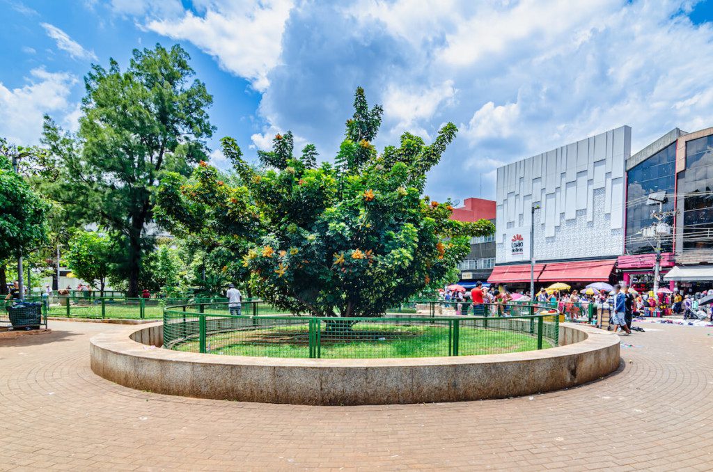 Foto que ilustra matéria sobre Estação Brás mostra o Largo da Concórdia