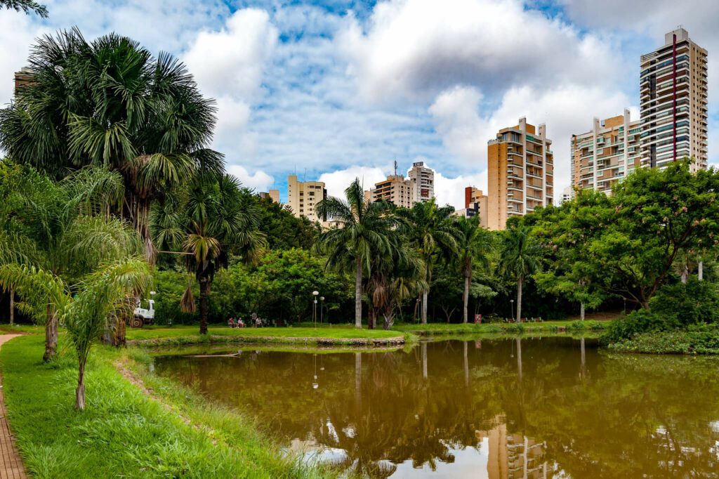 parque vaca brava, na cidade de goiânia