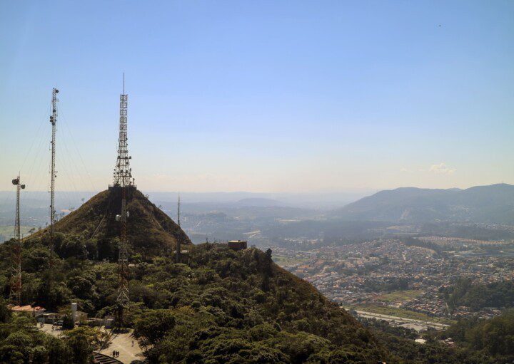 Pico do Jaraguá na capital de São Paulo