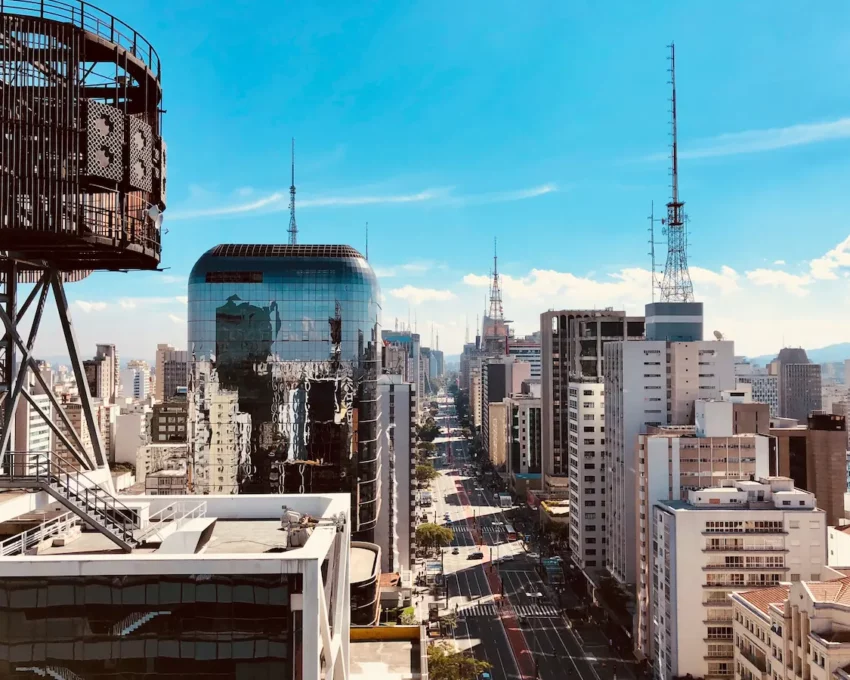 Fotografia de prédios em SP.