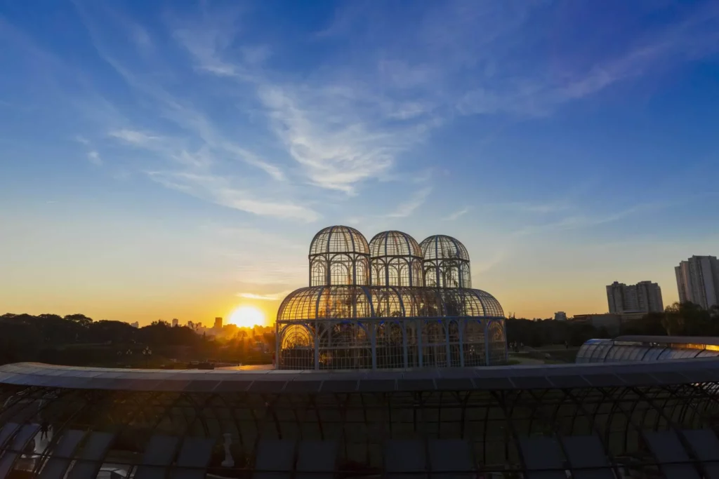 Imagem do Jardim Botânico de Curitiba para ilustrar matéria sobre os índices de visitação nas diferentes cidades do Brasil
