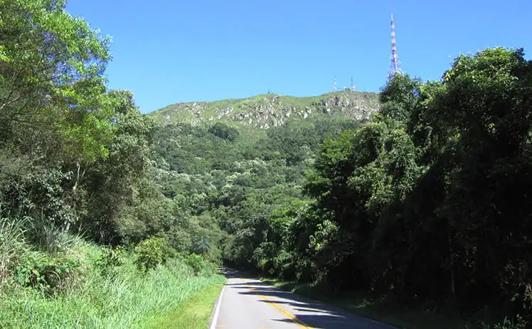 Imagem do Parque Estadual do Jaraguá para ilustrar matéria sobre parques na Zona Norte de São Paulo