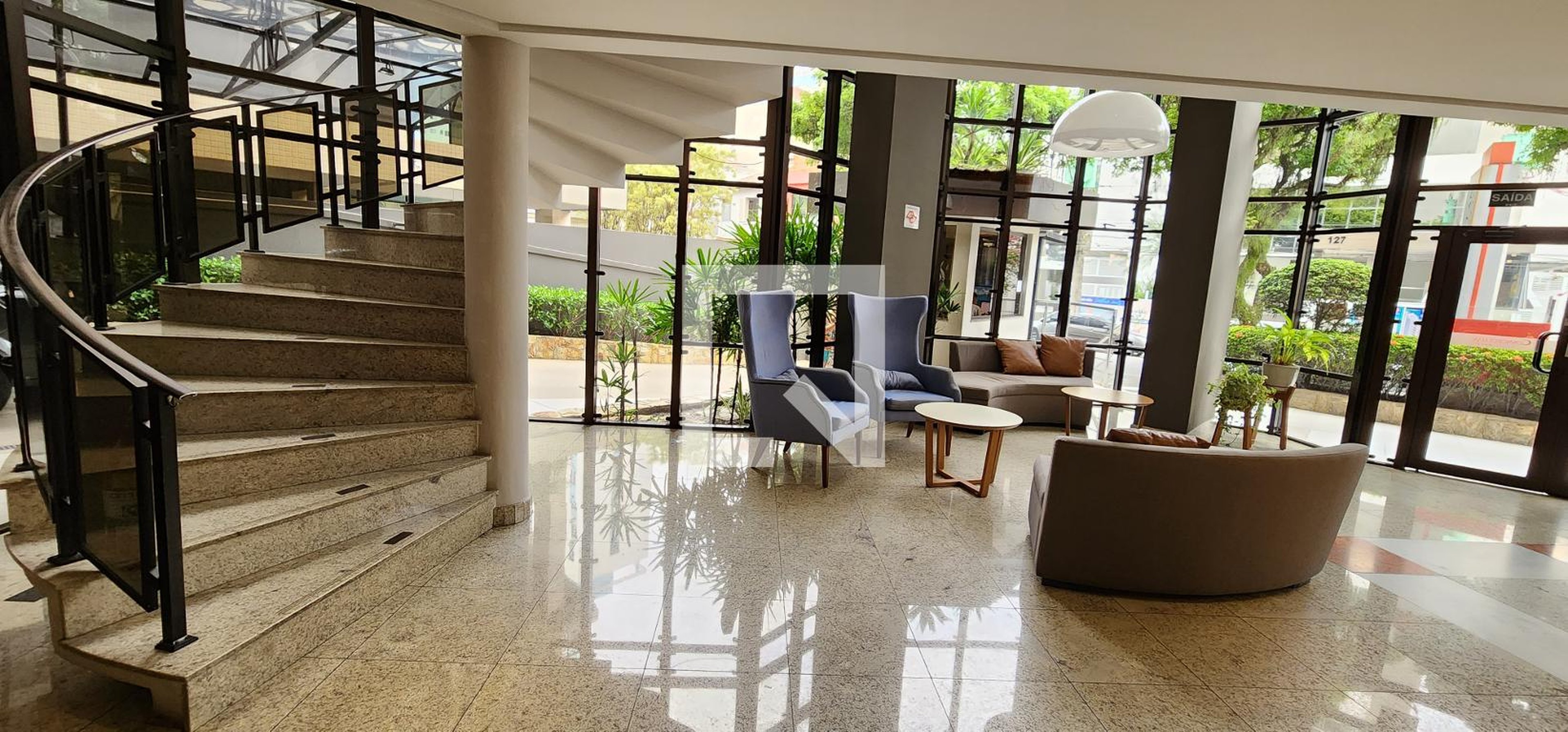 Hall de entrada - Cosmopolitan Praia Flat Santos