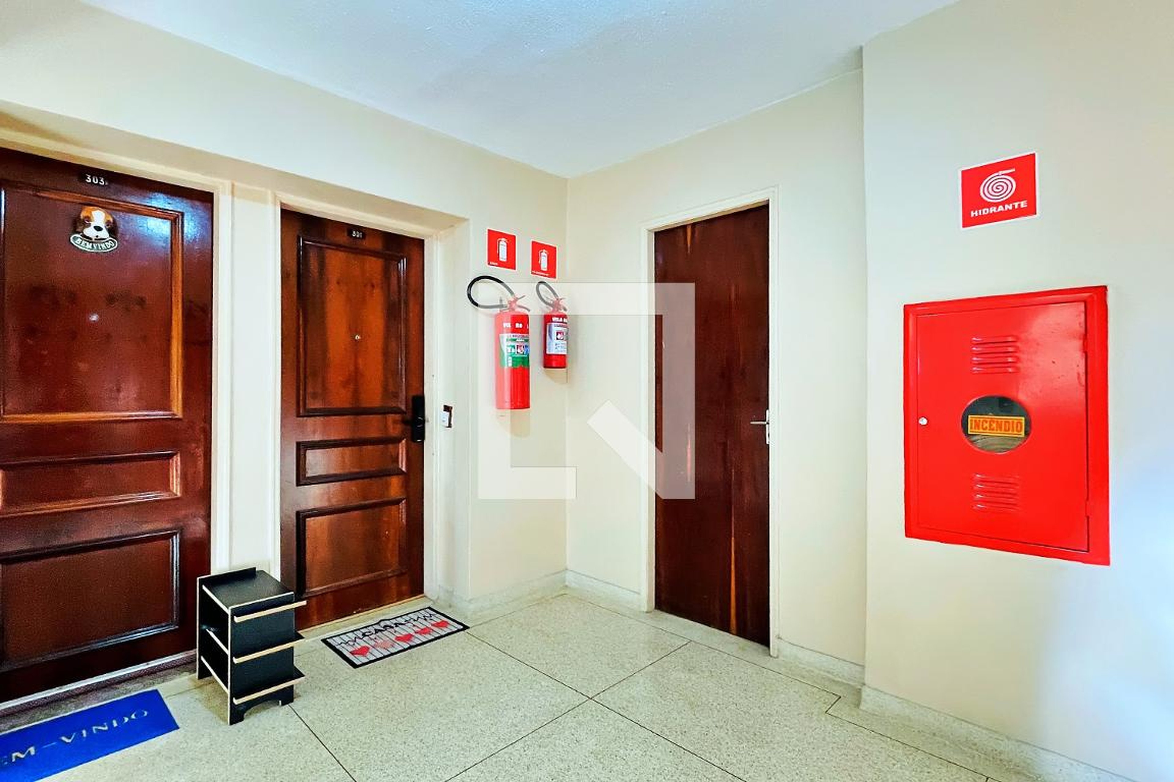 Hall de entrada - Residencial Vila Rosália