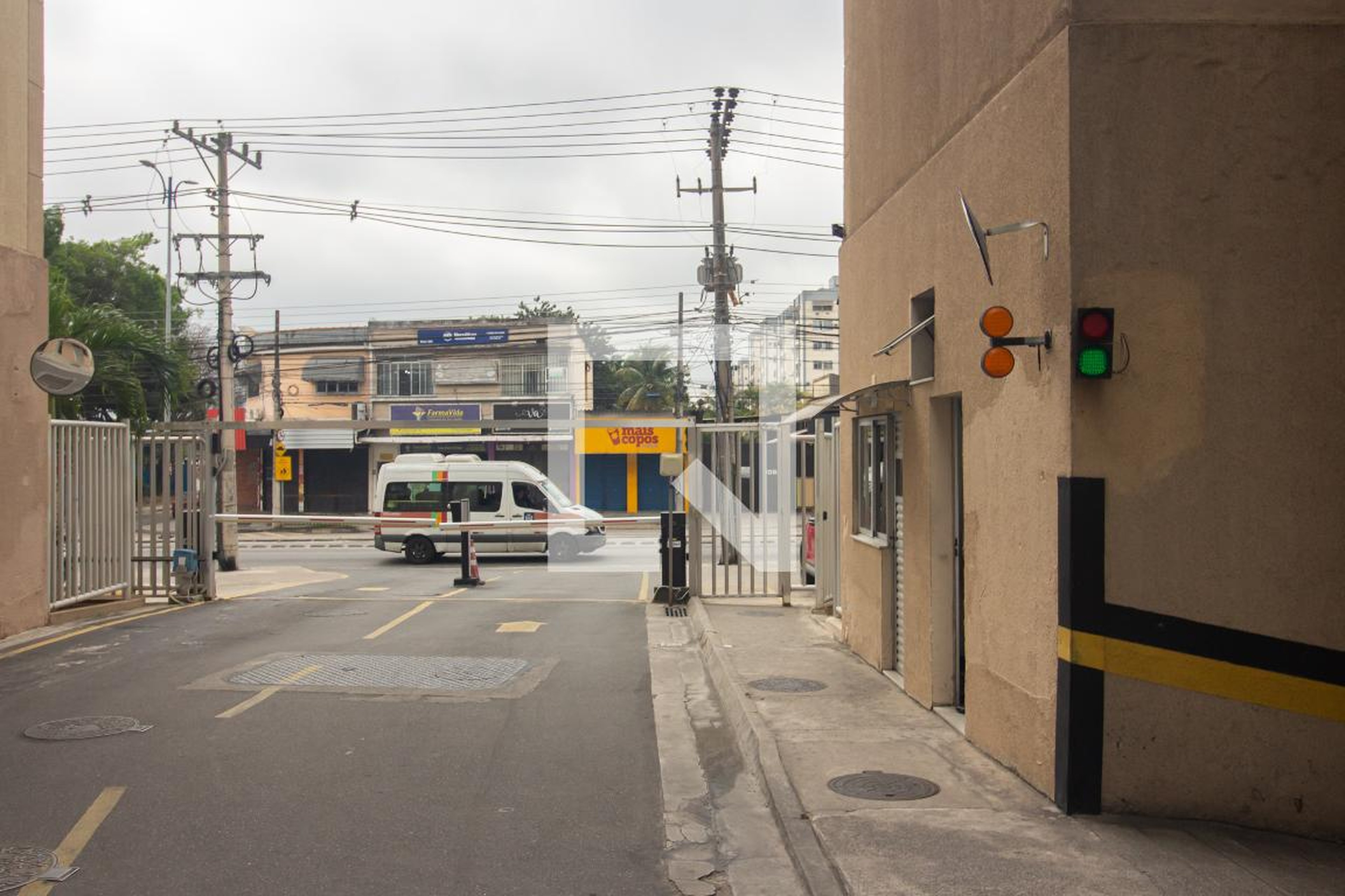 Fachada do condomínio