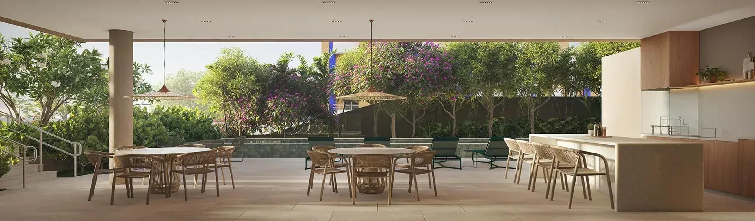 Espaço gourmet externo