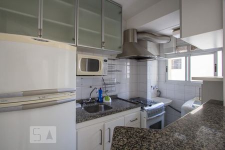 Cozinha de apartamento para alugar com 1 quarto, 37m² em Vila Nova Conceição, São Paulo