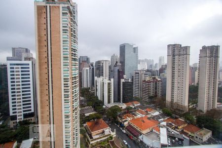 Vista Varanda Sala de apartamento para alugar com 1 quarto, 54m² em Cidade Monções, São Paulo