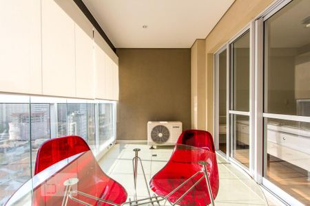 Varanda Sala de apartamento para alugar com 1 quarto, 51m² em Cidade Monções, São Paulo