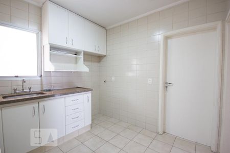 Cozinha e entrada para área de serviço de apartamento para alugar com 3 quartos, 110m² em Cambuí, Campinas