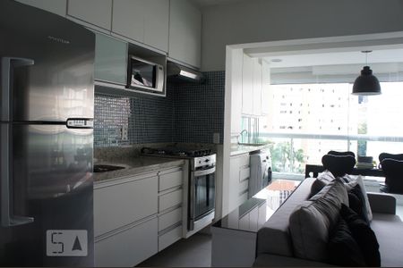 Cozinha integrada de apartamento à venda com 1 quarto, 46m² em Bela Vista, São Paulo