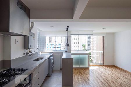 Cozinha e Sala de apartamento para alugar com 2 quartos, 67m² em Jardim Paulista, São Paulo