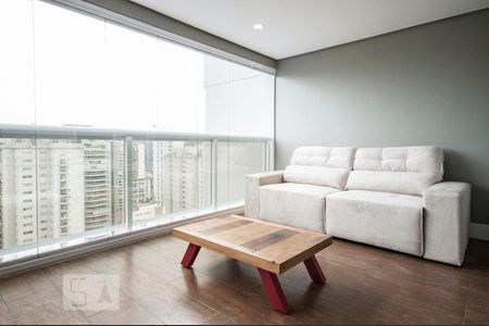 Sacada de apartamento para alugar com 1 quarto, 55m² em Vila Nova Conceição, São Paulo