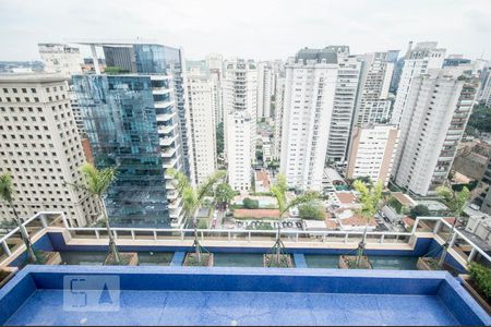 Vista Sacada de apartamento para alugar com 1 quarto, 55m² em Vila Nova Conceição, São Paulo