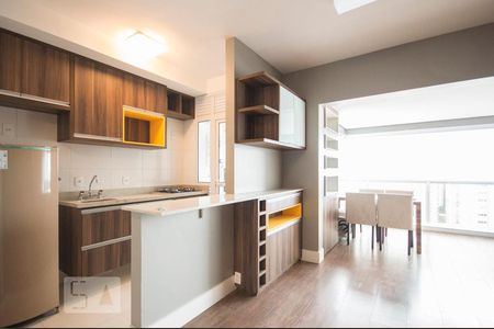 Sala/Cozinha de apartamento para alugar com 1 quarto, 55m² em Vila Nova Conceição, São Paulo