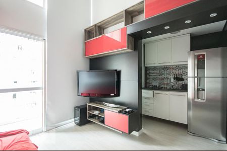 Sala/Cozinha de apartamento para alugar com 1 quarto, 47m² em Vila Nova Conceição, São Paulo