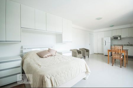 Quarto/Cozinha de apartamento para alugar com 1 quarto, 40m² em Brooklin Paulista, São Paulo