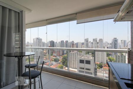 Varanda de apartamento à venda com 1 quarto, 43m² em Vila Olímpia, São Paulo