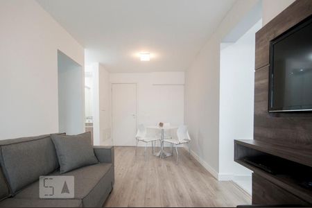 Sala de apartamento para alugar com 1 quarto, 45m² em Brooklin Paulista, São Paulo