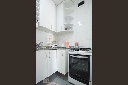 Cozinha de apartamento para alugar com 1 quarto, 45m² em Vila Olímpia, São Paulo