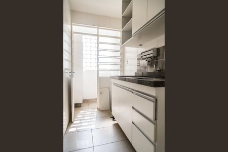 Cozinha de apartamento para alugar com 1 quarto, 34m² em Santa Cecília, São Paulo