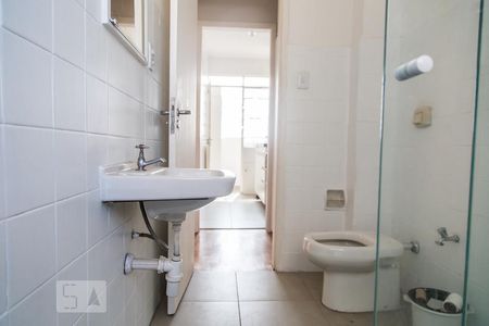 Banheiro de apartamento para alugar com 1 quarto, 34m² em Santa Cecília, São Paulo